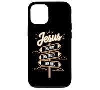 Jesus The Way The Truth The Life Religious Message Jesus Case for iPhone 12/12 Pro