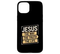 Jesus The Way The Truth The Life Religious Message Jesus Case for iPhone 15 Plus