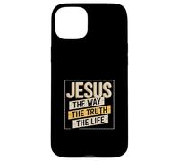 Jesus The Way The Truth The Life Religious Message Jesus Case for iPhone 15 Plus