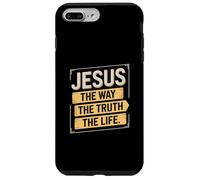 Jesus The Way The Truth The Life Religious Message Jesus Case for iPhone 7 Plus/8 Plus