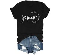 Jesus The Way The Truth The Life Shirt Christian T Shirts Men Women Printing Shirt Black