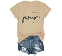 Jesus The Way The Truth The Life Shirt Christian T Shirts Men Women Printing Shirt Khaki