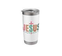 Jesus The Way The Truth The Life Stainless Steel Insulated Tumbler