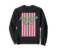 Jesus The Way The Truth The Life Vintage Pastel Sweatshirt