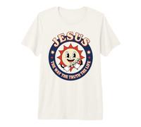Jesus The Way The Truth The Life Vintage Sun Premium T-Shirt