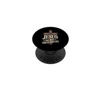 Jesus The Way Truth And Life Cross Message PopSockets Adhesive PopGrip
