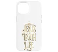 Jesus The Way Truth Life Bible Verse Christian Worship Gifts Case for iPhone 15