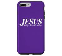 Jesus the way truth life christian man and woman love God Case for iPhone 7 Plus/8 Plus