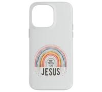 Jesus The Way Truth Life Christian Rainbow Scripture Case for iPhone 14 Pro Max