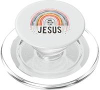 Jesus The Way Truth Life Christian Rainbow Scripture PopSockets PopGrip for MagSafe