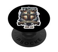 Jesus The Way Truth Life John 14:6 Christian Bible Quote PopSockets Adhesive PopGrip