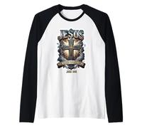 Jesus The Way Truth Life John 14:6 Christian Bible Quote Raglan Baseball Tee