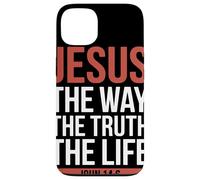 Jesus The Way Truth Life John 14 6 Christian Bible Verse Case for iPhone 13