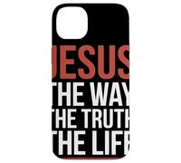 Jesus The Way Truth Life John 14 6 Christian Bible Verse Case for iPhone 14 Plus