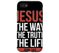 Jesus The Way Truth Life John 14 6 Christian Bible Verse Case for iPhone SE (2020) / 7/8