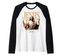 Jesus The Way Truth Life John 14:6 Easter Raglan Baseball Tee