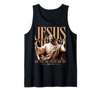 Jesus The Way Truth Life John 14:6 Easter Tank Top