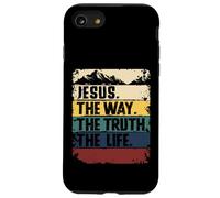 Jesus The Way Truth Life Women Men Kids Christian Worship Case for iPhone SE (2020) / 7/8