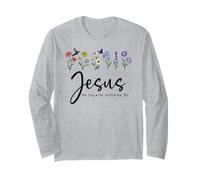 Jesus The Way Truth The Life Christian Bible Verse God Quote Long Sleeve T-Shirt