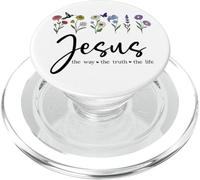 Jesus the Way Truth the Life Christian Bible Verse God Quote PopSockets PopGrip for MagSafe