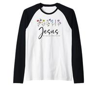 Jesus The Way Truth The Life Christian Bible Verse God Quote Raglan Baseball Tee
