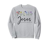 Jesus the Way Truth the Life Christian Bible Verse God Quote Sweatshirt