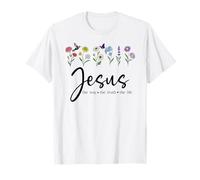 Jesus The Way Truth The Life Christian Bible Verse God Quote T-Shirt