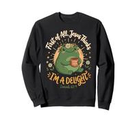 Jesus Thinks I'm A Delight Funny Christian Frog Faith 2 Sweatshirt