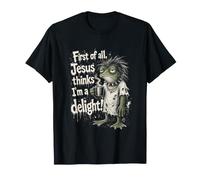 Jesus Thinks I'm A Delight Grumpy Frog Coffee Lover T-Shirt