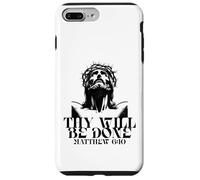 Jesus Thy Will Be Done Catholic Bible Verse Matthew 6 10 Case for iPhone 7 Plus/8 Plus