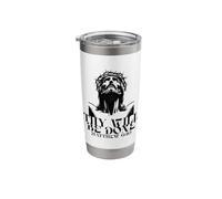 Jesus Thy Will Be Done Catholic Bible Verse Matthew 6 10 Stainless Steel Insulated Tumbler