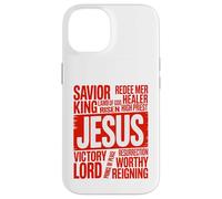 JESUS Titles and Attributes Case for iPhone 14