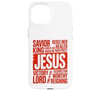 JESUS Titles and Attributes Case for iPhone 15