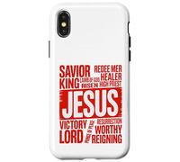 JESUS Titles and Attributes Case for iPhone X/XS