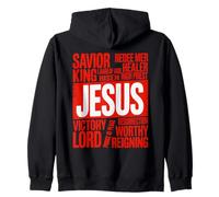 JESUS Titles and Attributes Zip Hoodie