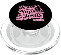 Jesus Took Naps Be Like Jesus Mark 4:38 Church Bible Verse PopSockets PopGrip for MagSafe