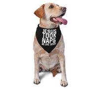 Jesus Took Naps Be Like Jesus Pet Scarves Cute Triangle Dog Scarf Washable Triangle Bib Scarf For Cat Small Medium Large Dogs Birthday Party Supplies