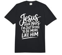 Jesus Took Naps I'm Just Trying to Be More Like Him Comfort Colors Adult Heavyweight T-Shirt