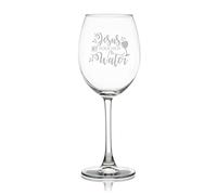 Jesus Touched My Water Wine Glass Engraved Glasses Goblet for Party Wedding Christmas Gift, 17 OZ
