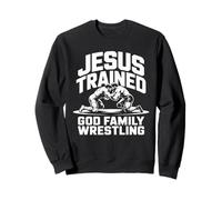 Jesus Trained God Family Wrestling Sweatshirt