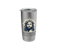 Jesus Truly Human and Divine Stainless Steel Insulated Tumbler
