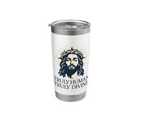 Jesus Truly Human and Divine Stainless Steel Insulated Tumbler