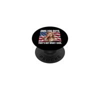 Jesus Tshirt American Flag Christian Patriot Funny Humor PopSockets Adhesive PopGrip