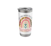 Jesus Turns Broken Pieces Into Masterpieces Stainless Steel Insulated Tumbler