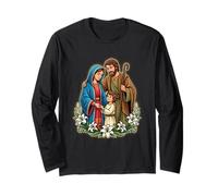 Jesus, Virgin Mary and St Joseph Long Sleeve T-Shirt
