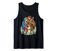 Jesus, Virgin Mary and St Joseph Tank Top