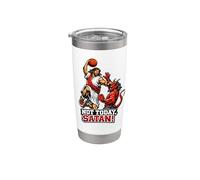 Jesus vs Devil, Basketball, Jesus Christ Stainless Steel Insulated Tumbler