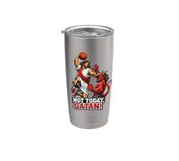 Jesus vs Devil, Basketball, Jesus Christ Stainless Steel Insulated Tumbler
