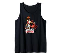 Jesus vs Devil, Basketball, Jesus Christ Tank Top