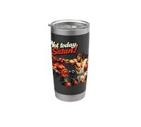 Jesus vs Devil, Boxing, Jesus Christ Stainless Steel Insulated Tumbler